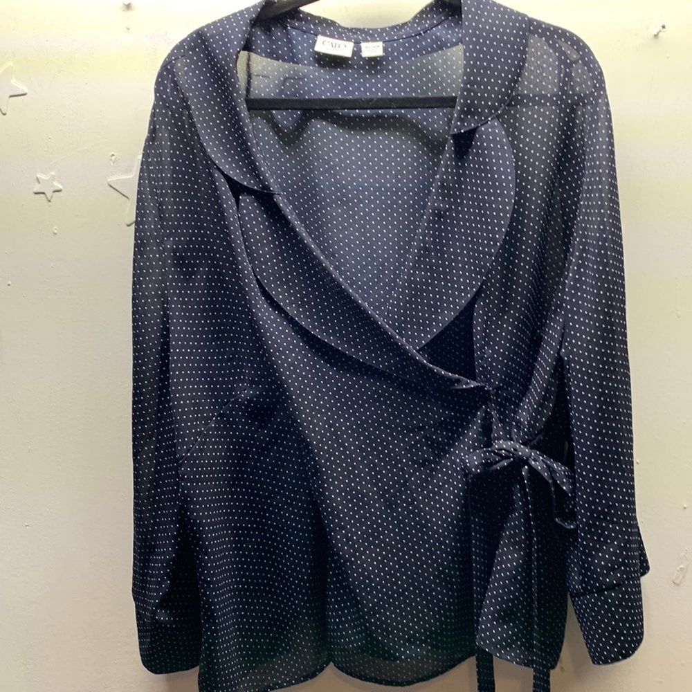 Cato plus size blouse, very flattering!